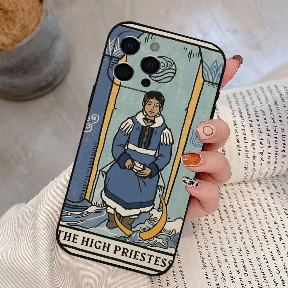 Avatar Tarot Phone Case For iPhone 17, 16,15,14,13,12,11 Plus,Pro Max, Others Soft Black Cover