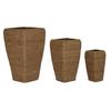 Set of Metal Flower Pots - Home ESPRIT - 3 Pieces - Natural - Multicolored - 40x40x70 Cm