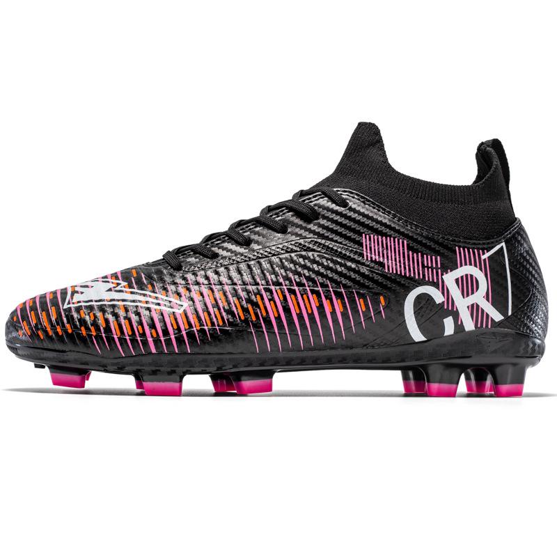 Adult Cr7 Football Shoes Men'S High-Top Ag Long Nails Student Broken Nails Game Training Broken Nails Football Shoes