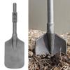 Chrome Steel Clay Spade Scoop Chisel Bit For Electric Breaker with Black Plastic Box
