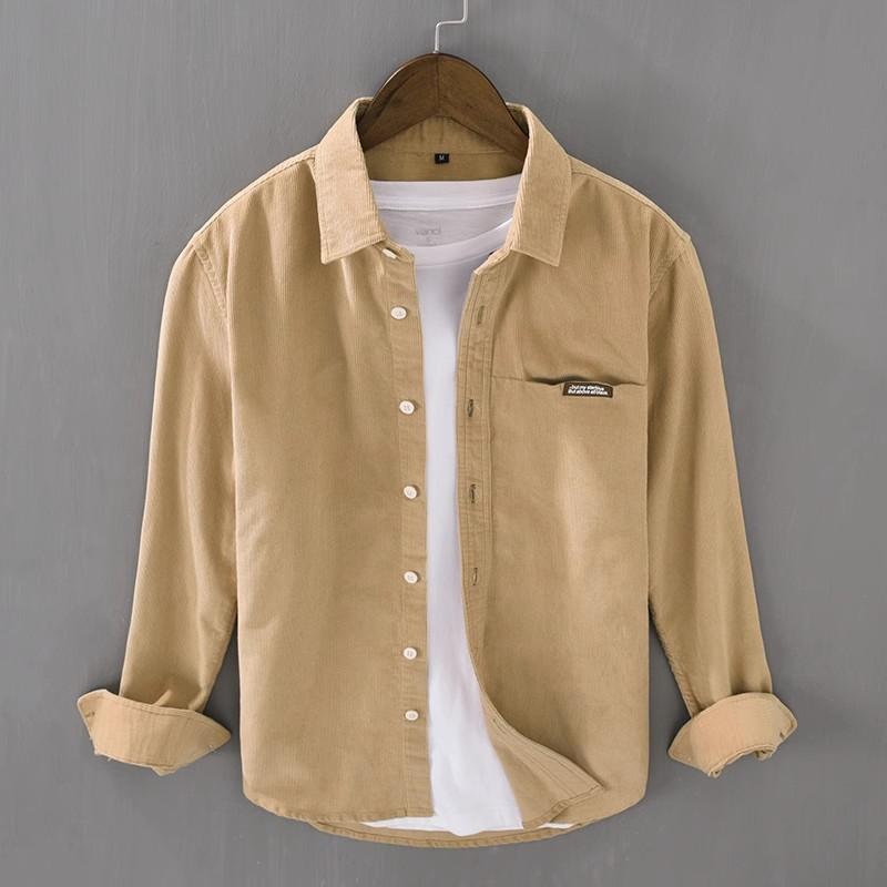 Corduroy Long-sleeved Shirt Jacket Men's Spring and Autumn Shirt