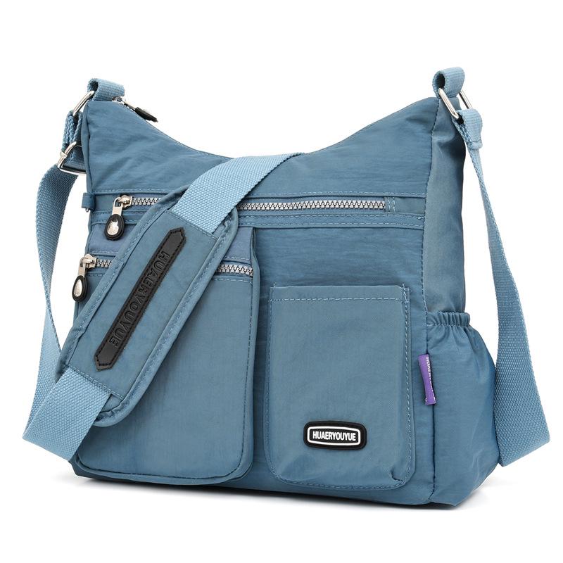Stylish Water-Repellent Nylon Canvas Crossbody Bag for Women