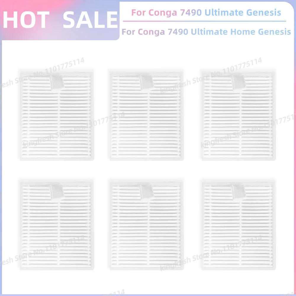 

Fit For ( Conga 7490 Ultimate Home Genesis/ X-treme, Airzeen V8 pro ) Parts Roller Brush Filter Mop Cloth Dust Bag