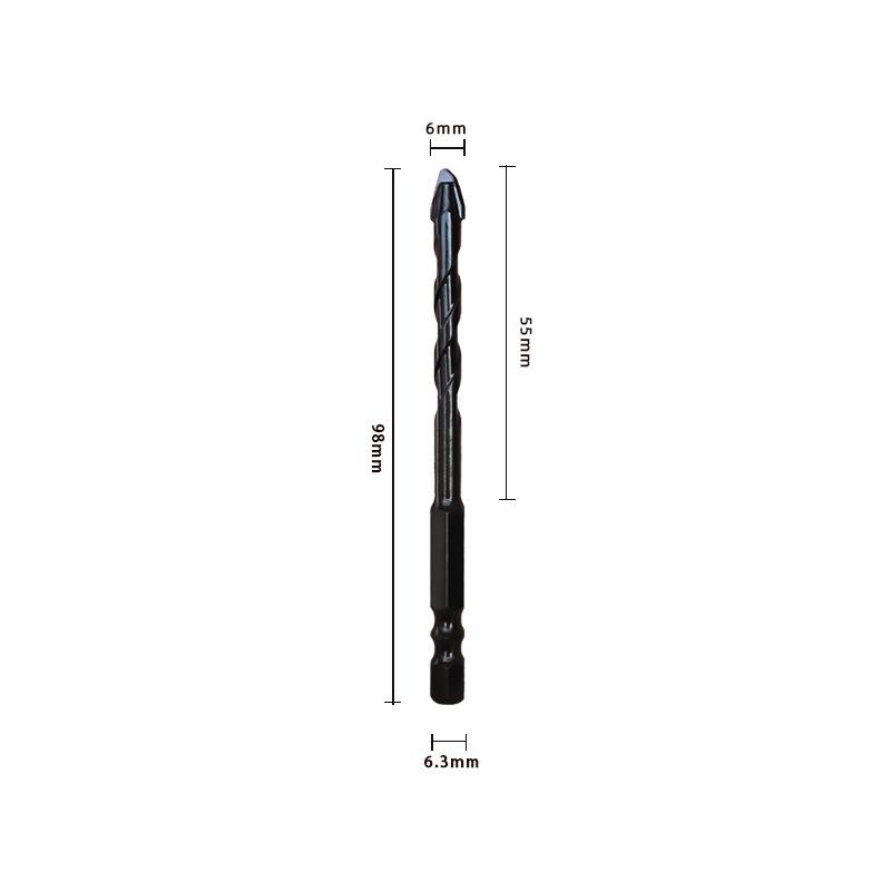 Eccentric Offset Drill Bit for Hard Ceramic Tile Concrete Wall Masonry Twist Drill