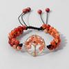 Natural Crystal Double-Layer Tree of Life Bracelet