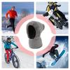 Winter Cycling Warm Hat With Ear Flaps Women Soft Beanie Fleece Lining Knit Wool Warming Hat For Cold Weather Hiking