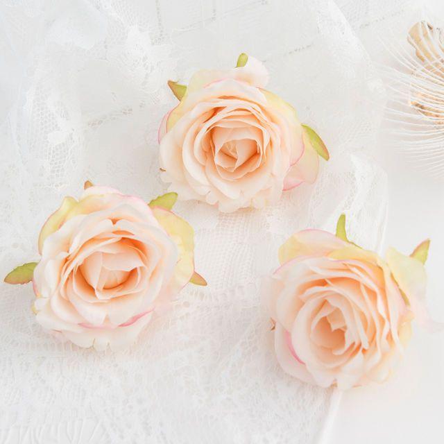5/10Pcs Artificial Flowers Silk Rose Wedding Bridal Bouquet Home Room Garden Festival Garland Wall Hot sales Diy Gift Box Decora