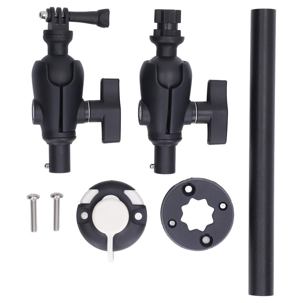Camera Mount Kit Angle Adjustable Tight Clamp Lightweight Kayak Camera Mount Set for Boat