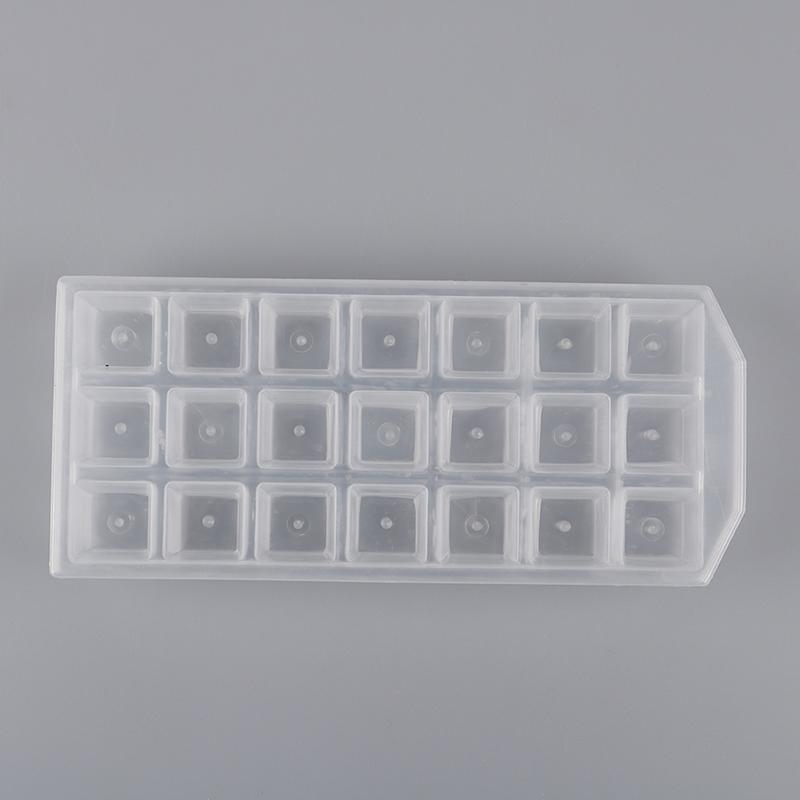 Stampo per Cubetti di Ghiaccio Pudding Maker a 21 Scomparti Vassoio per Ghiaccio da Frigorifero Strumento Plastica Bar
