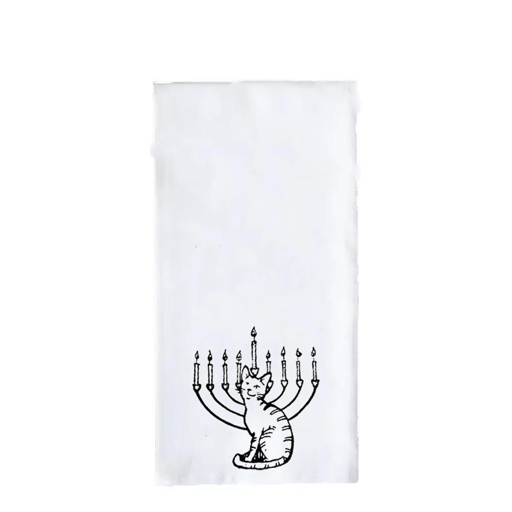 

Rosh Hashanah Cat Towel Cat Kitchen Towel Hanukkah Cat Je Home Table Decoration Shabbat New Year Housewarming Hostess Gift 1pcs 40x60cm