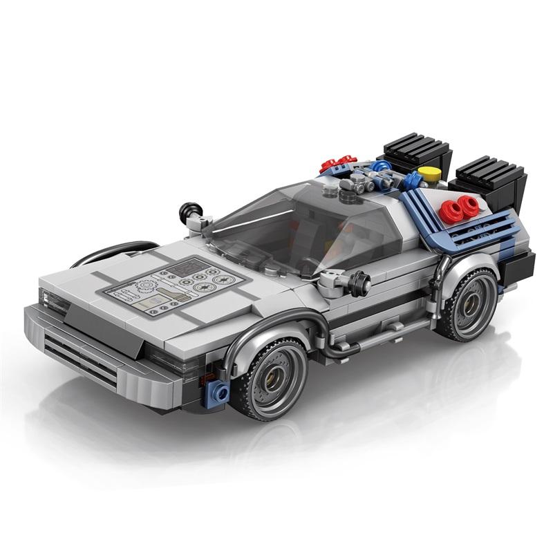 405PCS Classic DMC Car Building Blocks Future Sports Car Model  Bricks Desktop Ornaments Collection Kids DIY Toys Holiday Gifts