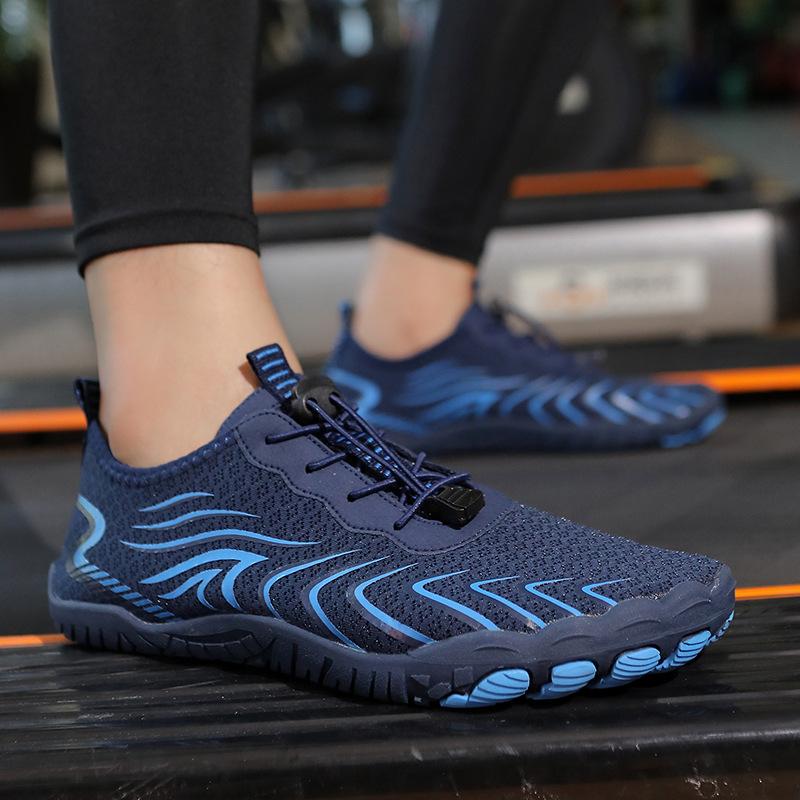 Indoor fitness shoes gymnastics exercise yoga shoes soft-soled five-finger shoes squat deadlift shoes super non-slip shock-absorbing sports shoes
