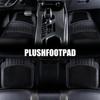 Four-Piece Universal PVC Car Floor Mats - Anti-Slip, Waterproof, Heat-Resistant Interior Protection.