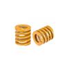 Uxcell Die Springs 11x20x20mm, High-Strength Coil Springs, Compression Springs, Light Load, for 3D Printers and Electrical Components, 2pcs, Yellow