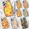 Summer Fruit Orange Soft Phone Case for iPhone 17 Air 16e Pro Max 15 Pro 13 14 Plus 11 12 MagSafe Magnetic Coque