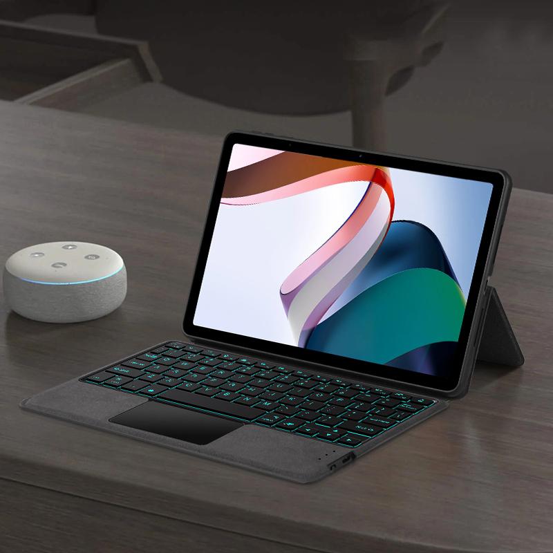 Tastaturhülle für Xiaomi Redmi Pad 10,61 Zoll 2022 Tablet Bluetooth-Tastaturhülle für Xiaomi Pad 5 Pro 12,4