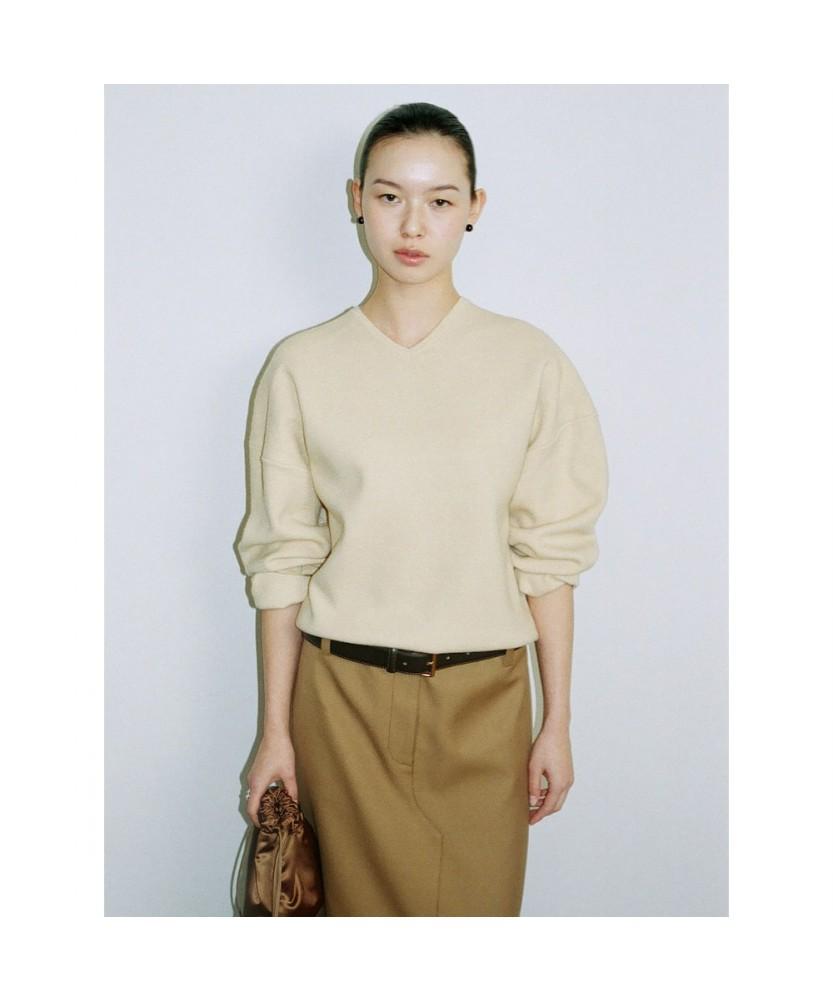 Diaepeocheo 90S V Neck Knit Top Beige (Ta6251A05A)