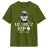 Lou Holtz RIP 1937 2026 TShirt Summer  Hip Hop TShirts Mens Cotton ONeck 4XL 5XL 6XL Top Tees ShortSleeved Y2K Casual Tshirt