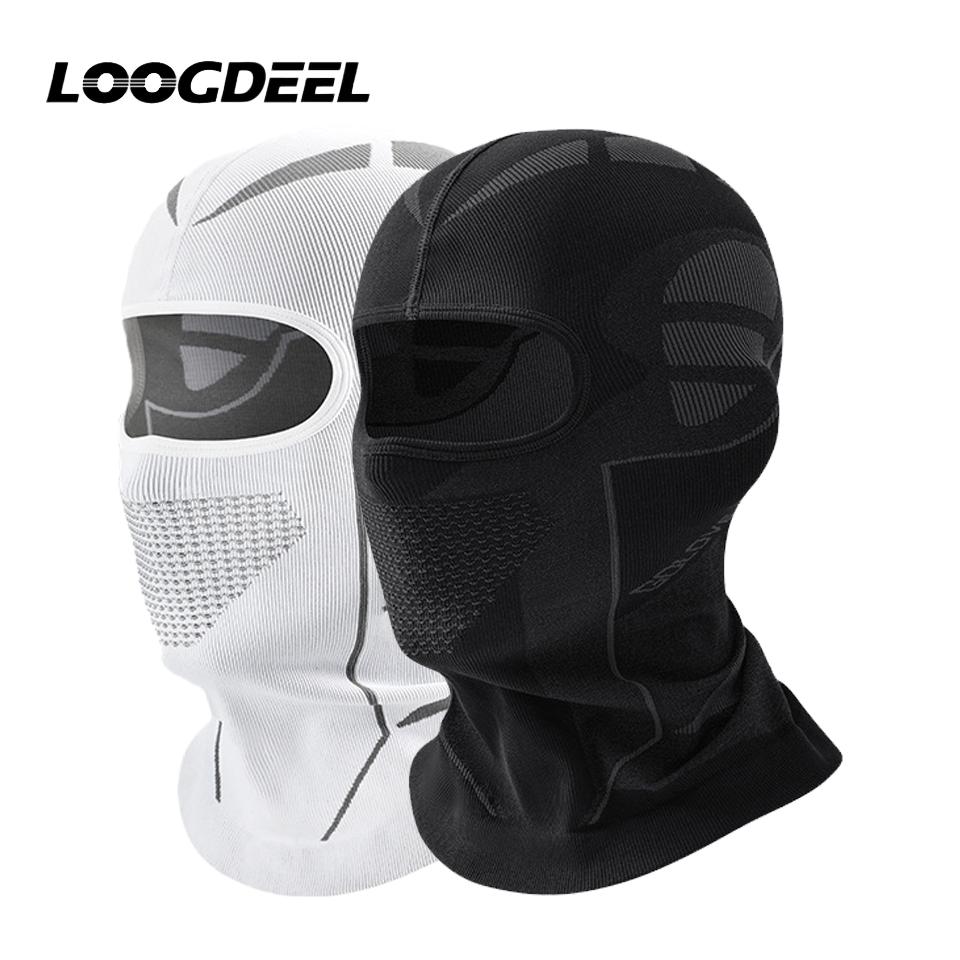 Loogdeel Windproof Hiking Running Headwear Outdoor Sports Climbing Breathable Warm Face Mask Winter Cycling Balaclava Men Women Professional Grade