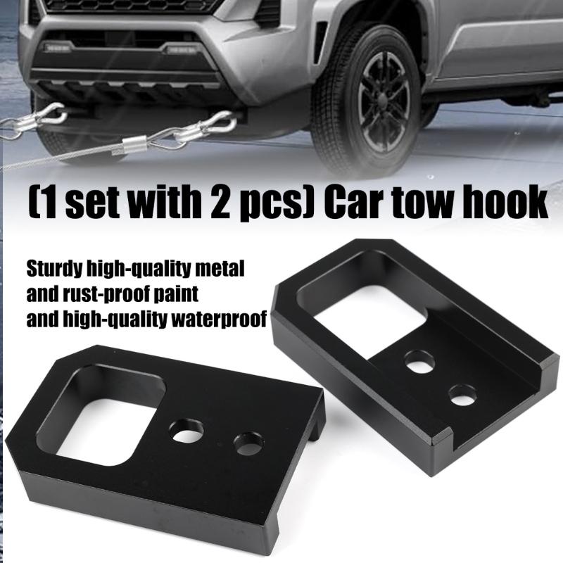 2pcs Rustproof Towing Hooks For 2024-2026 Steel Material Easy Installation Secure Hauling Solution