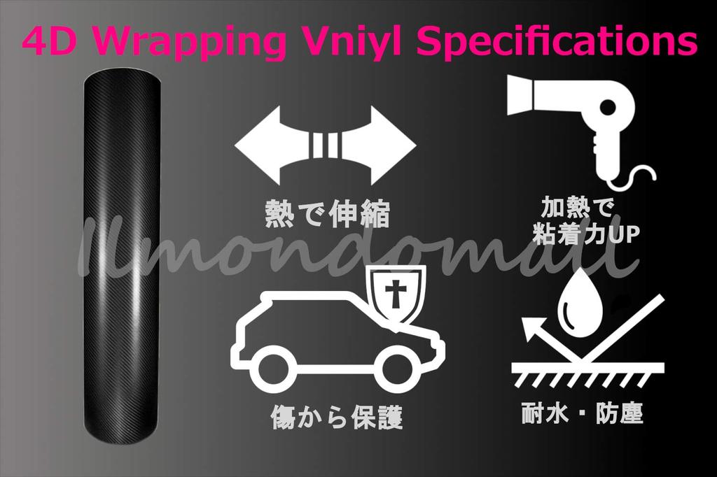 IlMondoMall Next Generation 3D 4D Carbon Sheet Wrapping, Carbon Sticker, Universal 59.8 X 39.4