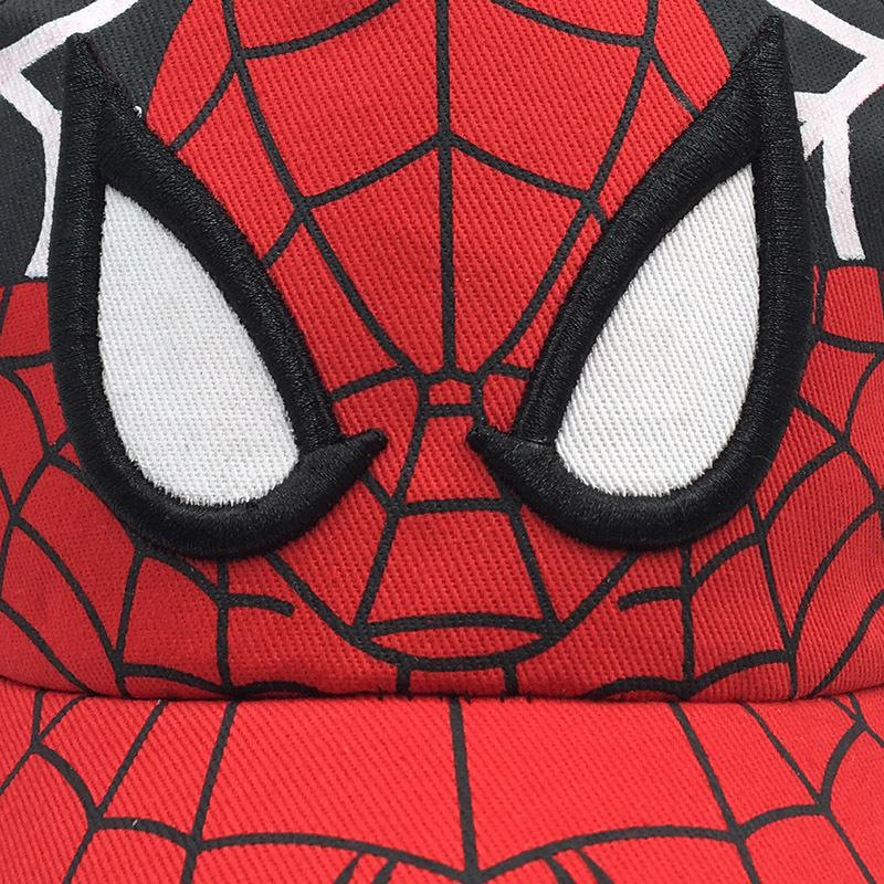 Children'S Cotton Hat Anime Cap Spider Baseball Cap Outdoor Cartoon Sun Hat