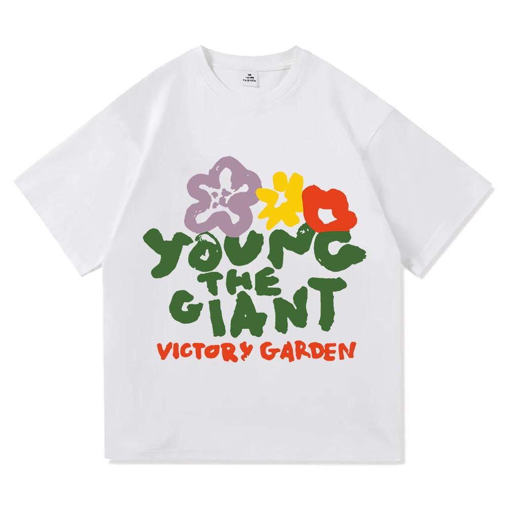 Young The Giant Victory Garden T-Shirt Sommer Kurzarm Baumwolle Damen T-Shirt Rundhals Mode Design Grafik Merch Unisex Tees