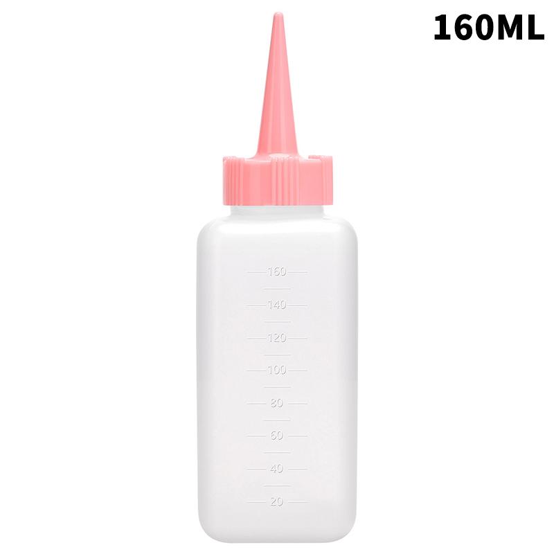 

160/200 мл салонный флакон-аппликатор для масла для волос профессиональные парикмахерские расчески для окрашивания бутылки парикмахерские принадлежности для парикмахеров 160ml розовый