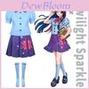 My Little Pony Twilight Sparkle Cosplay Costume With Polyester Fabric For Anime Role Play Girls