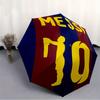 Messi Automatic Folding Cute Umbrella, 8 Ribs for All-Season Use, Portable for Travel & Outdoor Activities A0819074