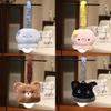 Cartoon Animal Night Light With Plush Toy For Kids Bedroom Decor Gift For Girls And Friends