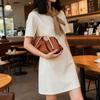 Stylish Niche Design Pleated PU Cloud Clutch Bag for Women