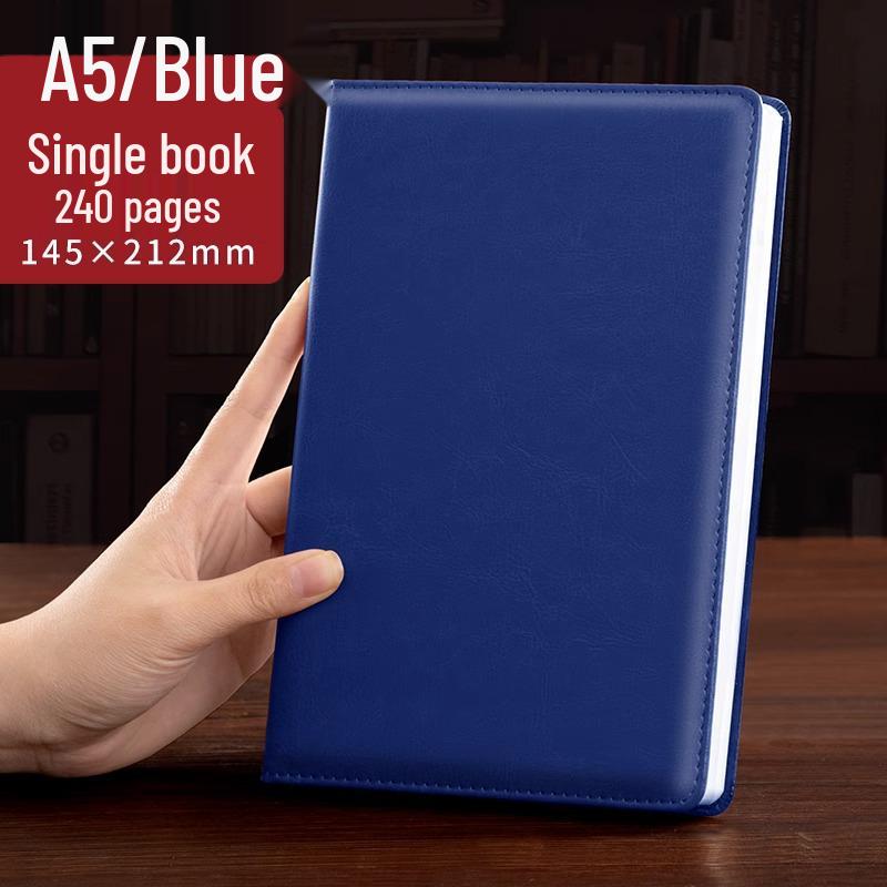 "Superdickes Business-Notizbuch": Lederhülle für Meetings und Büro mit anpassbarem Logo"