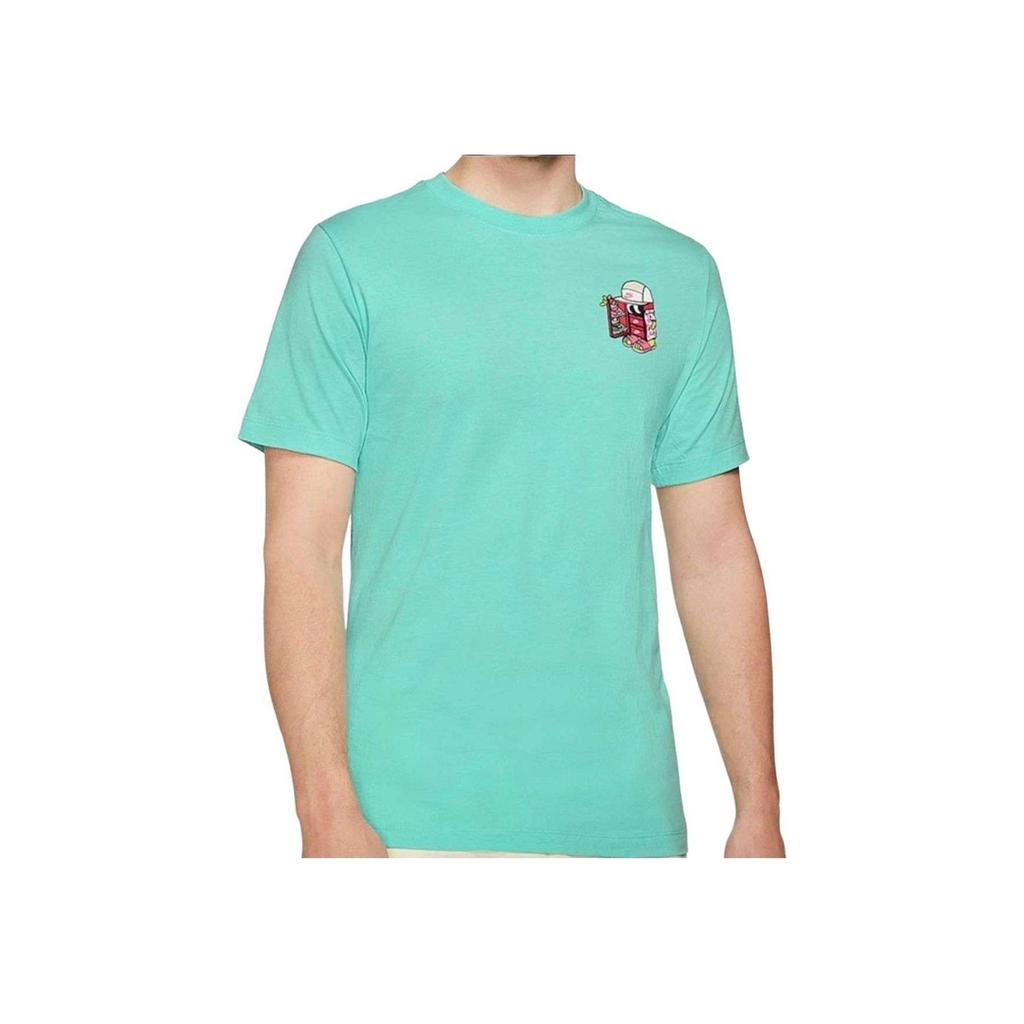 Nike Printed Sports Crew Neck T-Shirt Men Tops Green DD1261-307