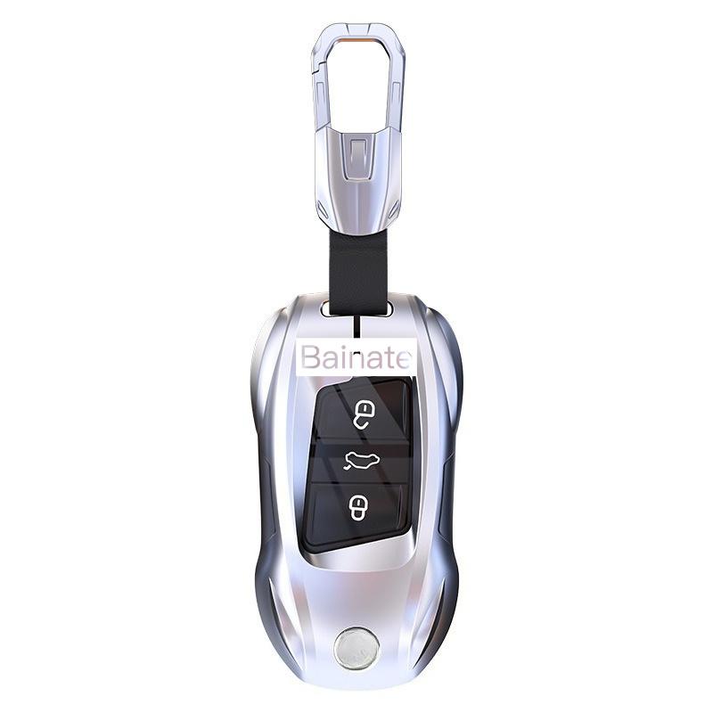 Alloy Car Key Case, For Vw Volkswagen Cupra Formentor Golf 8 Mk8 Id.3 Id.4 Skoda Octavia Seat Leon Mk4 Gti R Car Accessories