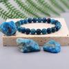 8Mm Natural Epidote Zoisite Stone Bead Bracelet Homme Quartz Lava Tiger Eye Bracelet Made Of Natural Stone Jewelry
