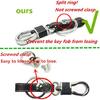 Leather Key Fob Case Cover Compatible with Camaro Cruze Equinox Impala Malibu