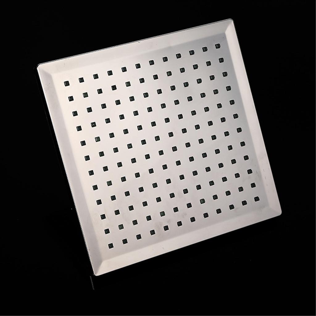 Buy 8 Inch LED Rainfall Square Shower Head Automatically 7 Color ...