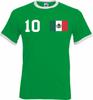 Tricou Bărbați Youth Designz Mexic cu NUME + NUMĂR DORIT Tricou Cupa Mondială Fotbal