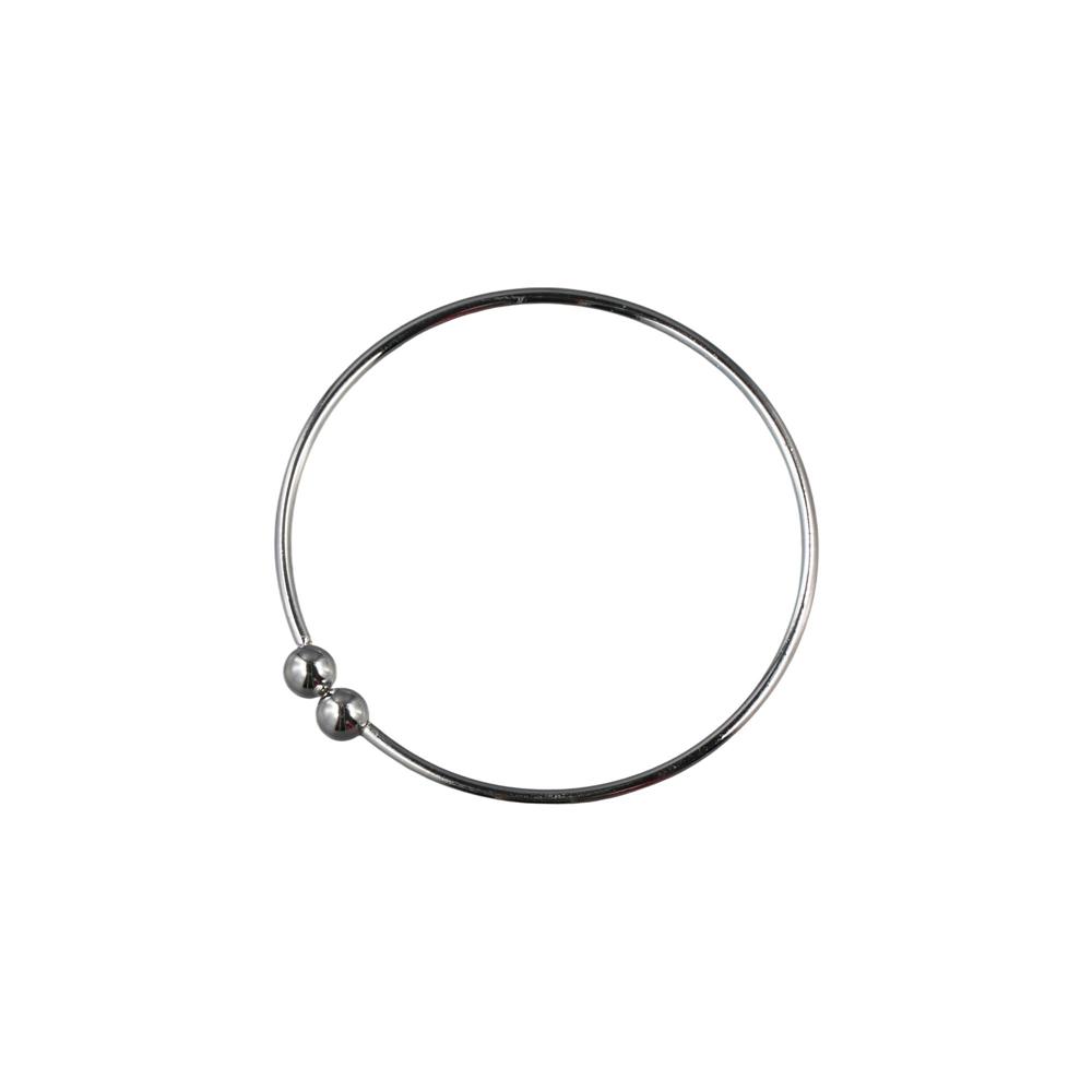Best Quality Gifts Silver Plated Bracelet Mens/Womens Fashion Jewelry Adjustable Bangles