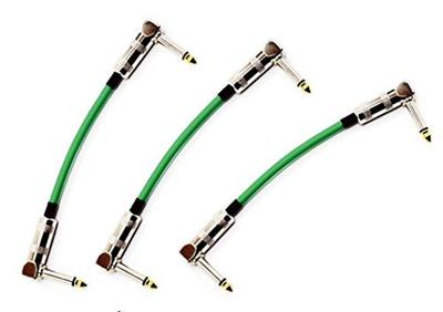 Canare 15cm Type Patch Cable Set of 3 (CANARE GS-6 Green) L-L