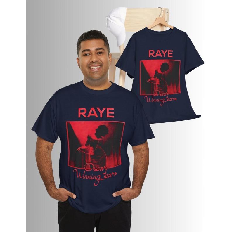 2026 Summer Fashion Trendy Tee Unisex Vintage Grapich Raye - RAYE _oscar Winning Tears_ T-shirt _ British Soul & Pop Tee