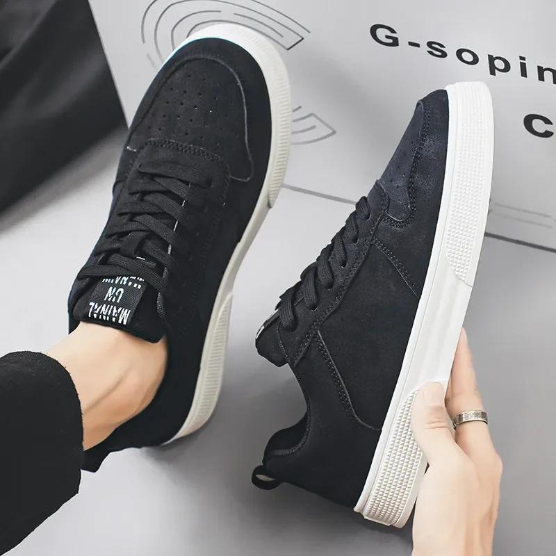 Schuhe Skateboard für Herren Mode Grün Niedrige Sneaker Große Größe 48 Rutschfeste Sportschuhe