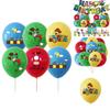 Super Mario Party Geburtstagsdekorationen mit Ballons und Zugfahne