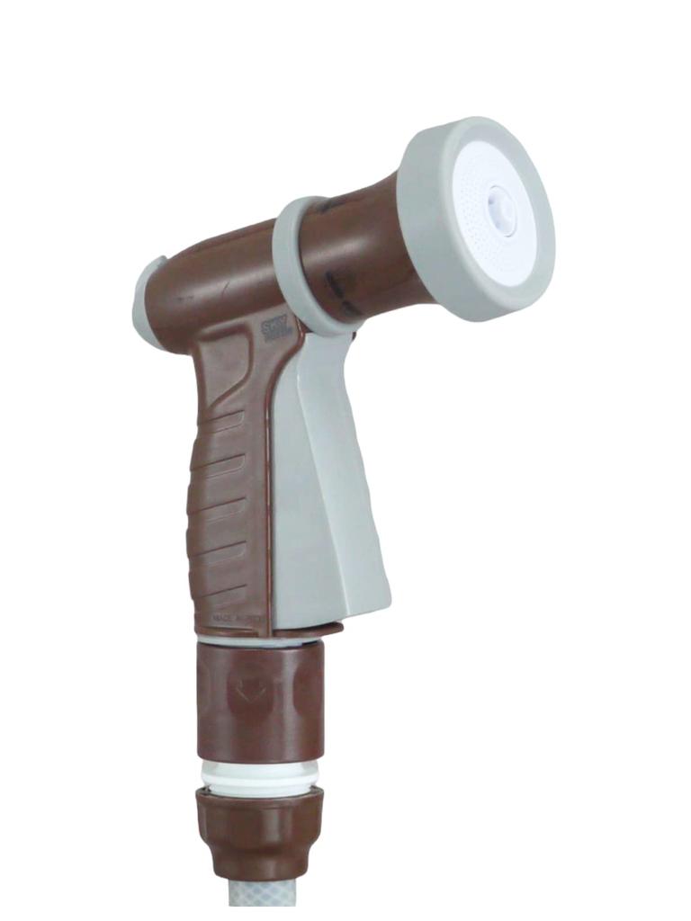 Sanyo Kasei S-BOX Reel, 12mm Algae-Resistant Pressure-Resistant Hose, 20m, Brown Metallic, SBX-S207R