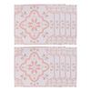 Pink Pattern Stickers Waterproof Tile Stickers DIY Decoration