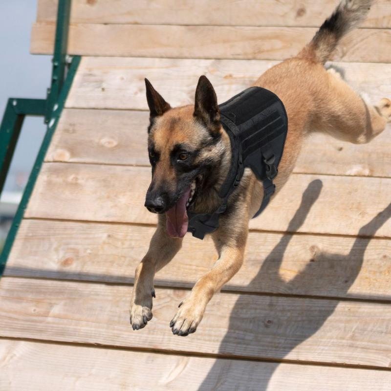 Cappotto tattico per cani in nylon, Giubbotto per cani a sgancio rapido, Abbigliamento per animali domestici, Abbigliamento per cani da esterno, Giacca da addestramento per cani