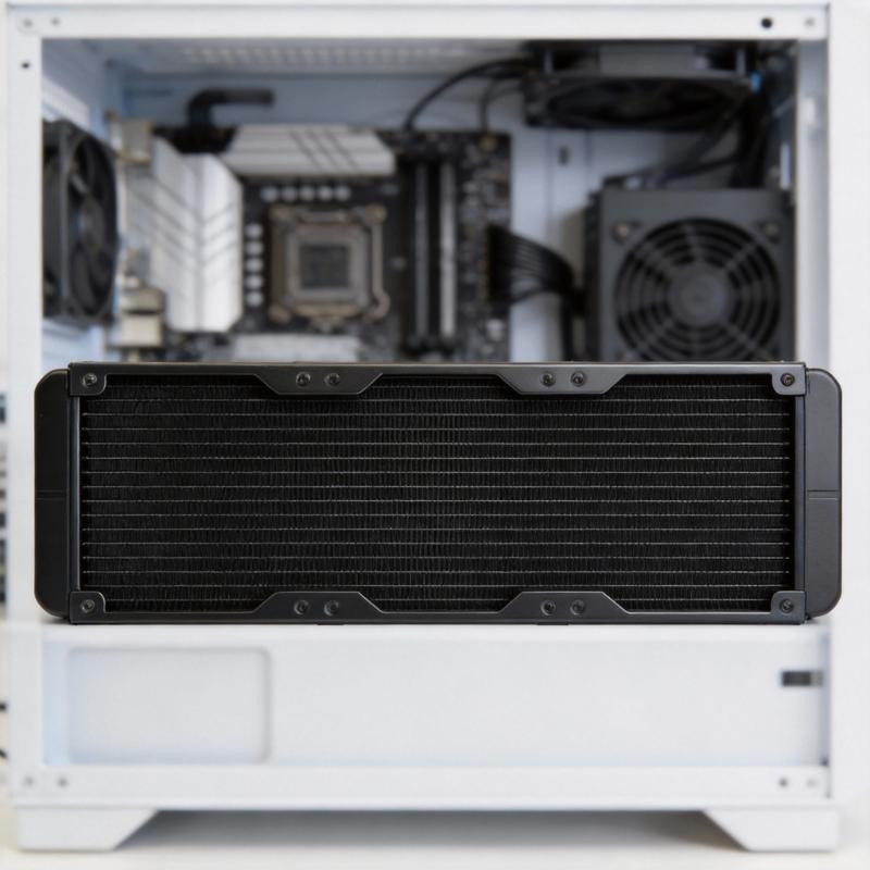 High Efficiency 18 Channel Aluminum Liquid Cooling Radiator Aluminum Heat Exchanger Radiator For Gaming PC and Work