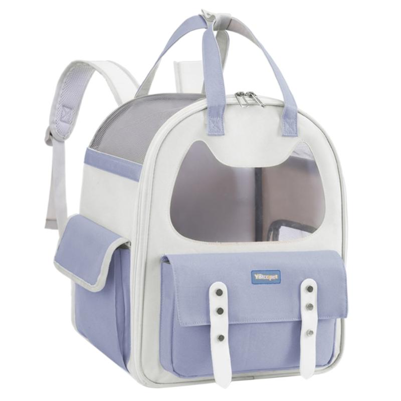 Dog Carrier Portable Cat Cage Four Season Cat Travel Bag Breathable Mesh Carrier Backpack Shoulder Bag Kitten Sling Bag