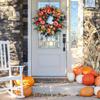 Decoration Wreath Fall Peony Pumpkin Sunflowe for Front Door Festival Celebration Diy Christmas Home Decoration